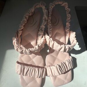 Sam Edelman Pink Ruffled Sandals